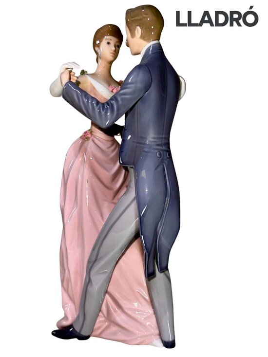 Lladró Other - LLADRÓ Ballroom Dancing Couple Porcelain Figurine Retired Spain